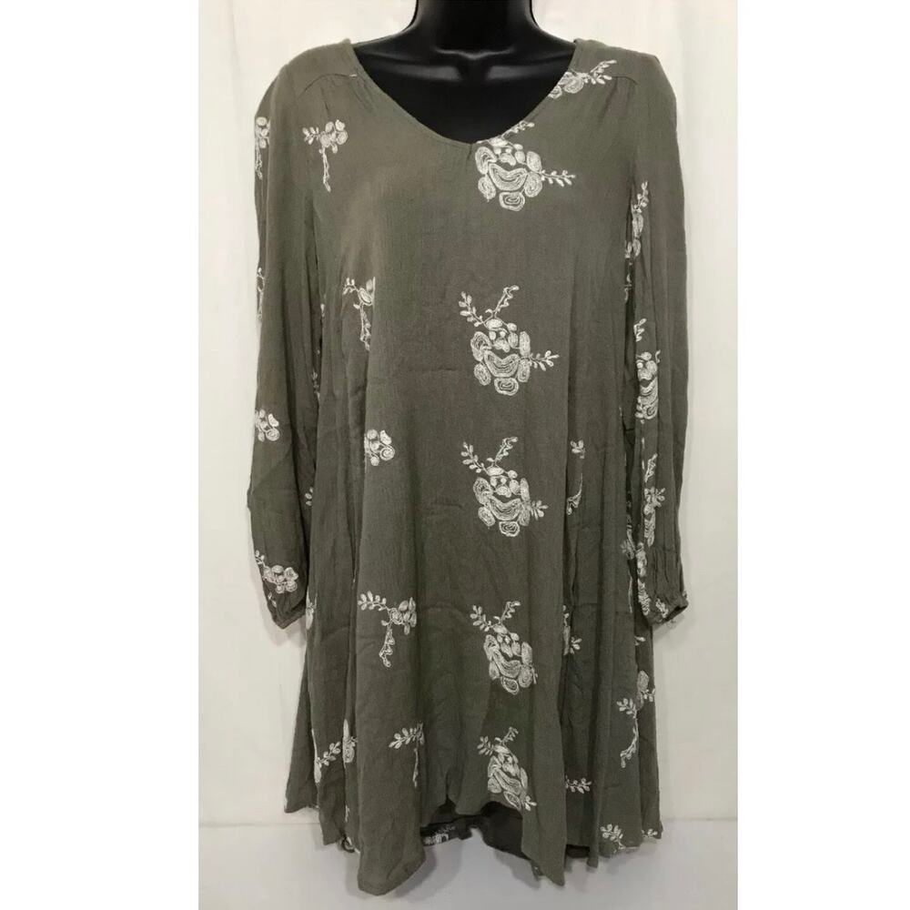 Altar'd State Boho Floral Embroidered Dress XS - Picture 7 of 15
